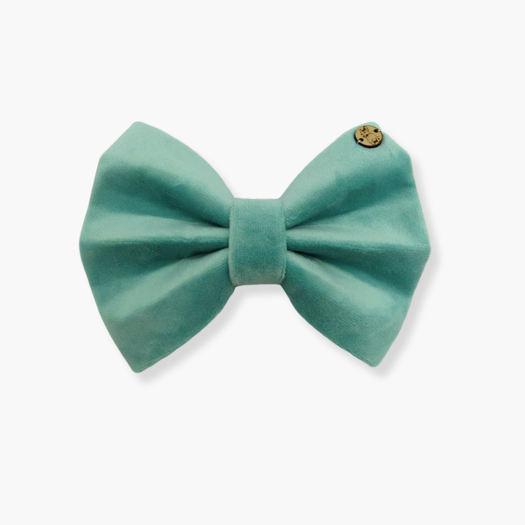 Jungle Mist Velvet Bow Tie